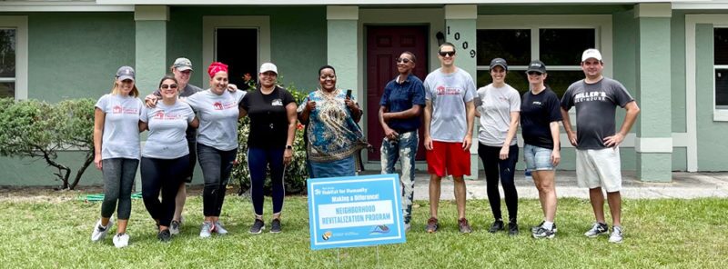 Miller's Ale House: Habitat for Humanity team